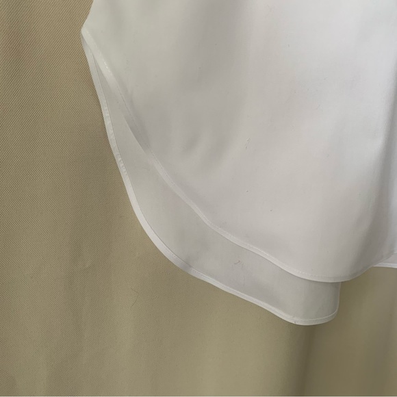 Calvin Klein White Sleeveless Blouse - Picture 4 of 7